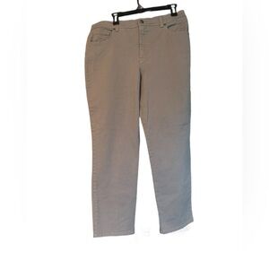 gloria vanderbilt 16 short classic fit cotton stretch pants
